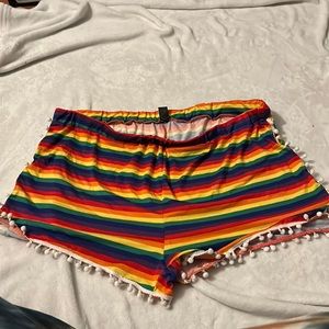 Rainbow shorts